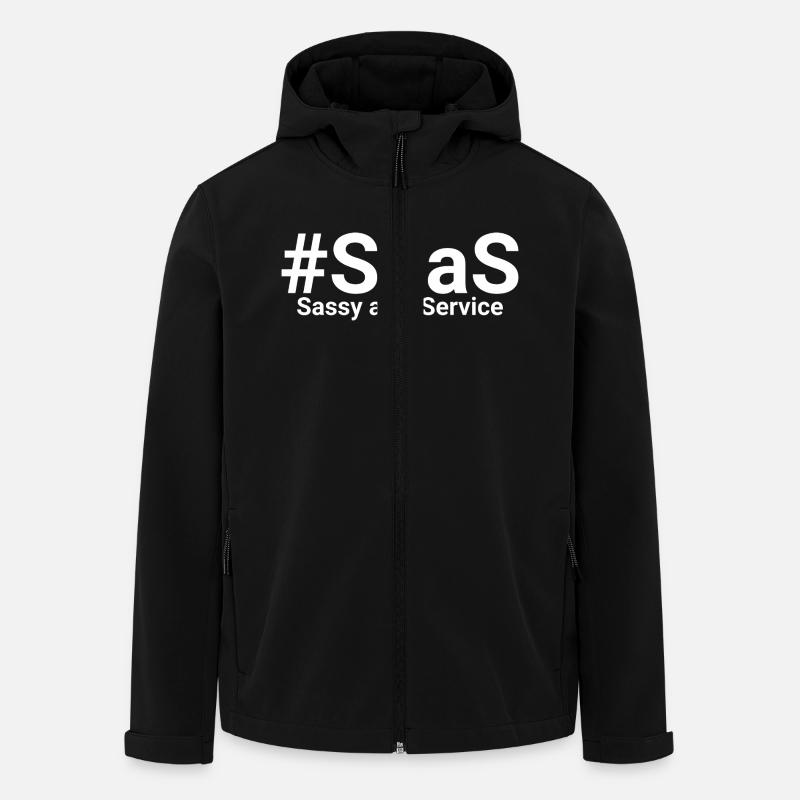 Sassy as a Service SaaS - Recycelte Männer Softshell-Jacke von Stanley/Stella - Schwarz