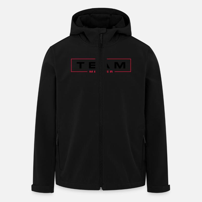 Team Member - Men’s Recycled Softshell Jacket by Stanley/Stella - black