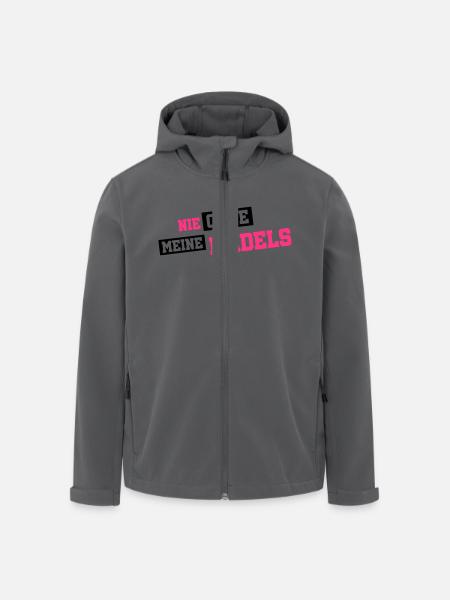 nie ohne meine maedels - Recycelte Männer Softshell-Jacke von Stanley/Stella - Schwarz