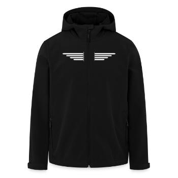 Hongrie Fan, Tenue T Shirt Design - Veste softshell homme en polyester recyclé Stanley/Stella - noir - Devant - AI Model Male 185 light (185cm)