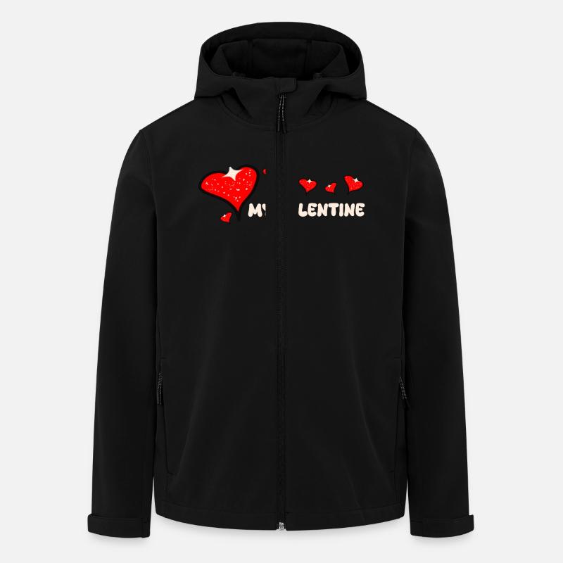 La Saint-Valentin pompeuse - Veste softshell homme en polyester recyclé Stanley/Stella - noir