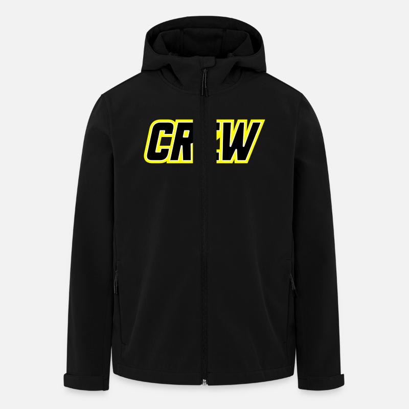 Équipage - Veste softshell homme en polyester recyclé Stanley/Stella - noir