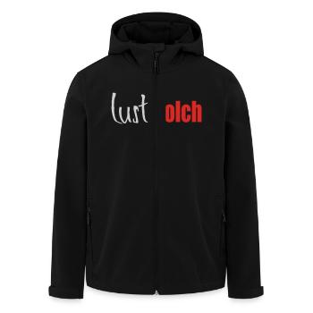 Lustmolch - Recycelte Männer Softshell-Jacke von Stanley/Stella - Schwarz - Vorne - AI Model Male 185 light (185cm)