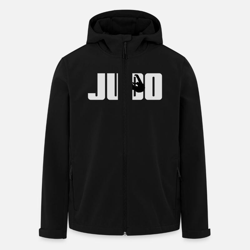 Judo Judoka - Recycelte Männer Softshell-Jacke von Stanley/Stella - Schwarz