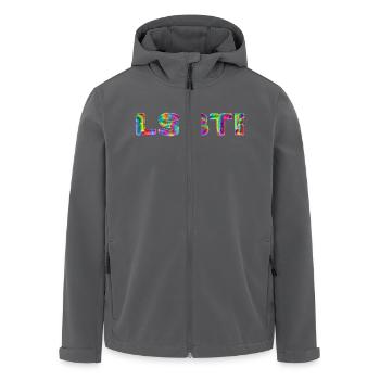 LSBTI - Recycelte Männer Softshell-Jacke von Stanley/Stella - Schwarz - Vorne - AI Model Male 185 light (185cm)