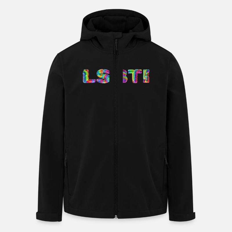 LGBTI - Men’s Recycled Softshell Jacket by Stanley/Stella - black
