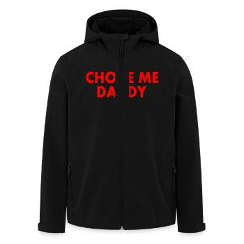 Choke me daddy - Recycelte Männer Softshell-Jacke von Stanley/Stella - Schwarz - Vorne - AI Model Male 185 light (185cm)
