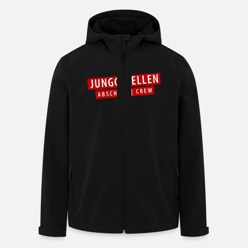 Junggesellenabschied Jga Crew Party - Recycelte Männer Softshell-Jacke von Stanley/Stella - Schwarz
