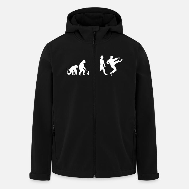 Karaté Évolution - Veste softshell homme en polyester recyclé Stanley/Stella - noir