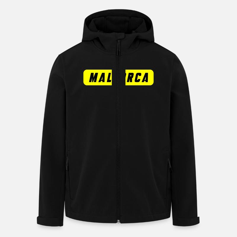 Mallorca - Recycelte Männer Softshell-Jacke von Stanley/Stella - Schwarz