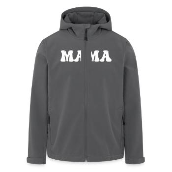 Mama - Beste Mama - Recycelte Männer Softshell-Jacke von Stanley/Stella - Schwarz - Vorne - AI Model Male 185 light (185cm)