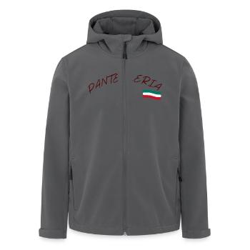 Drapeau italien Pantelleria - Veste softshell homme en polyester recyclé Stanley/Stella - noir - Devant - AI Model Male 185 light (185cm)