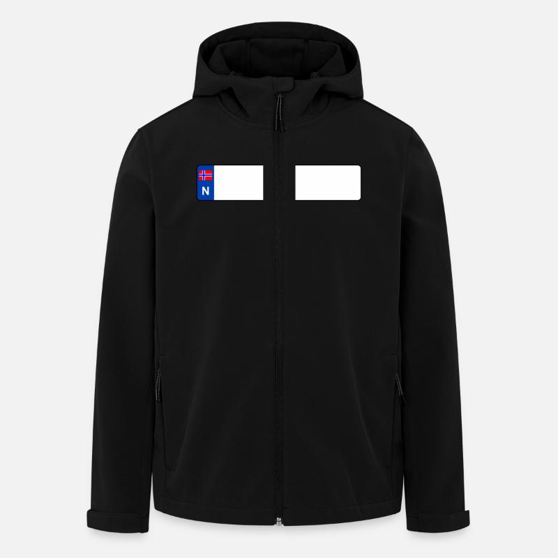 Registration N - Men’s Recycled Softshell Jacket by Stanley/Stella - black