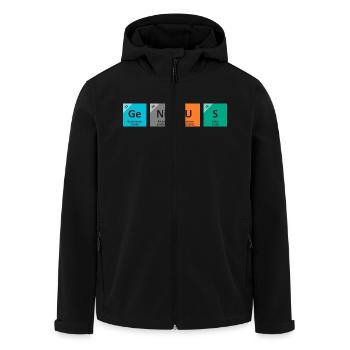 Genie - Recycelte Männer Softshell-Jacke von Stanley/Stella - Schwarz - Vorne - AI Model Male 185 light (185cm)