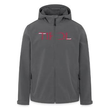 - Tirol - - Recycelte Männer Softshell-Jacke von Stanley/Stella - Schwarz - Vorne - AI Model Male 185 light (185cm)