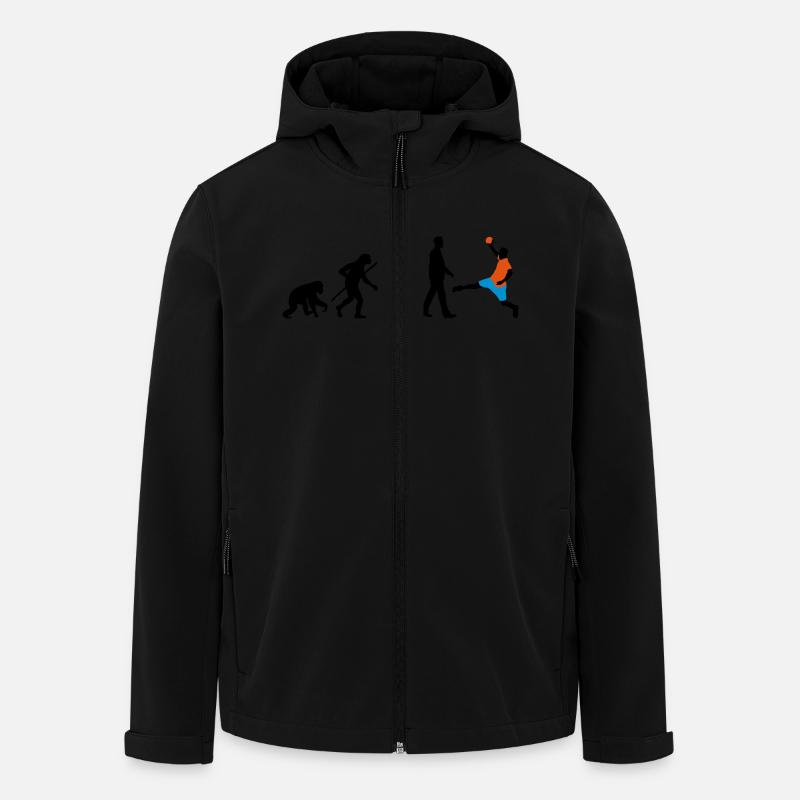 evolution_handball_102012_a_3c - Veste softshell homme en polyester recyclé Stanley/Stella - noir