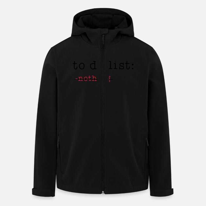 to-do list - Veste softshell homme en polyester recyclé Stanley/Stella - noir