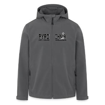 Pyrotechnik ist kein verbrechen Shirt ultras - Recycelte Männer Softshell-Jacke von Stanley/Stella - Schwarz - Vorne - AI Model Male 185 light (185cm)