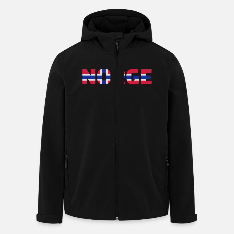 Norge - Men’s Recycled Softshell Jacket by Stanley/Stella - black