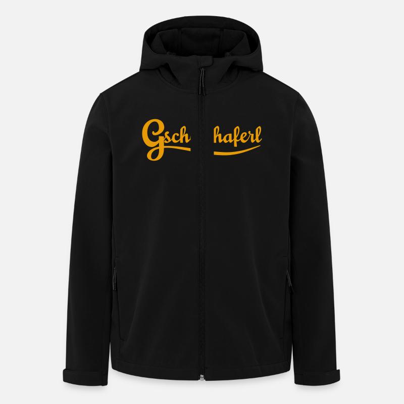 Gscheidhaferl - für deinen liebsten Klugscheißer - Recycelte Männer Softshell-Jacke von Stanley/Stella - Schwarz