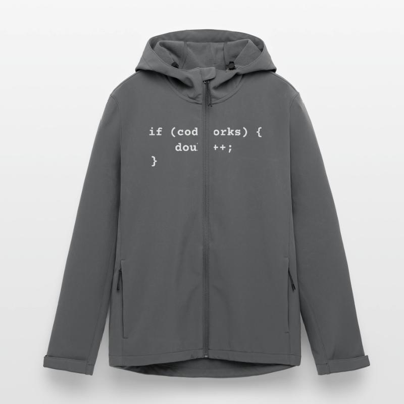 Lustiger Programmierer T-Shirt Humor Codierung Lustige Python Recycelte Männer Softshell-Jacke Discoverer von Stanley/Stella