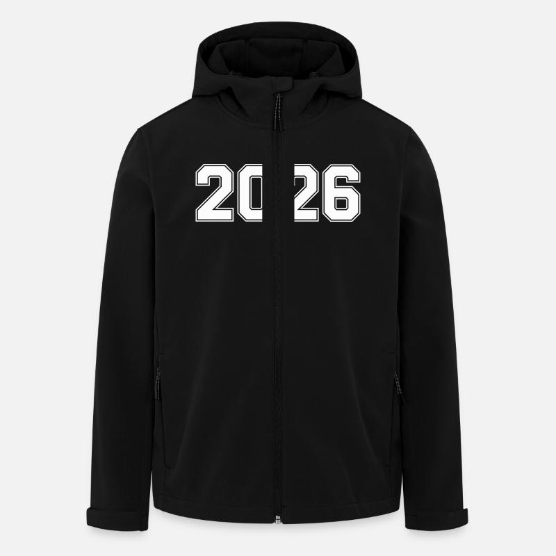2026 - Recycelte Männer Softshell-Jacke von Stanley/Stella - Schwarz
