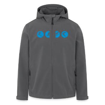 skispringer - Recycelte Männer Softshell-Jacke von Stanley/Stella - Schwarz - Vorne - AI Model Male 185 light (185cm)