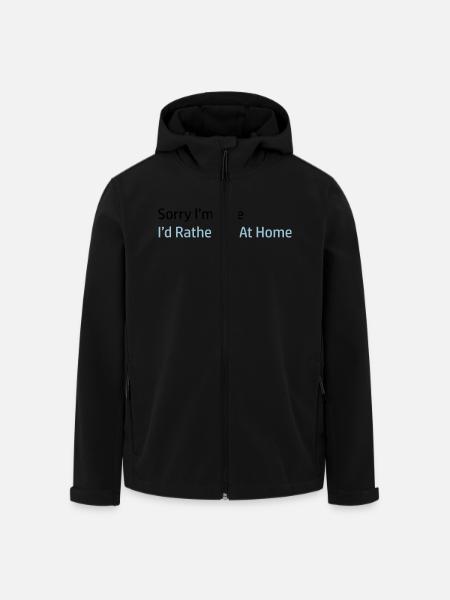 Sorry I'm Late - Men’s Recycled Softshell Jacket by Stanley/Stella - black