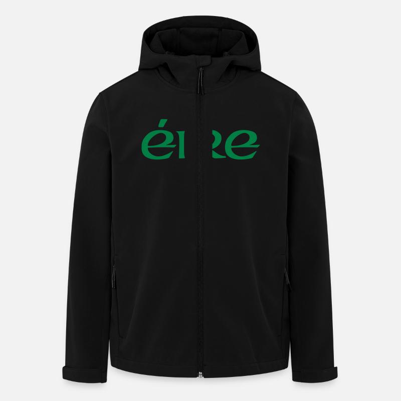 eire_2 - Veste softshell homme en polyester recyclé Stanley/Stella - noir