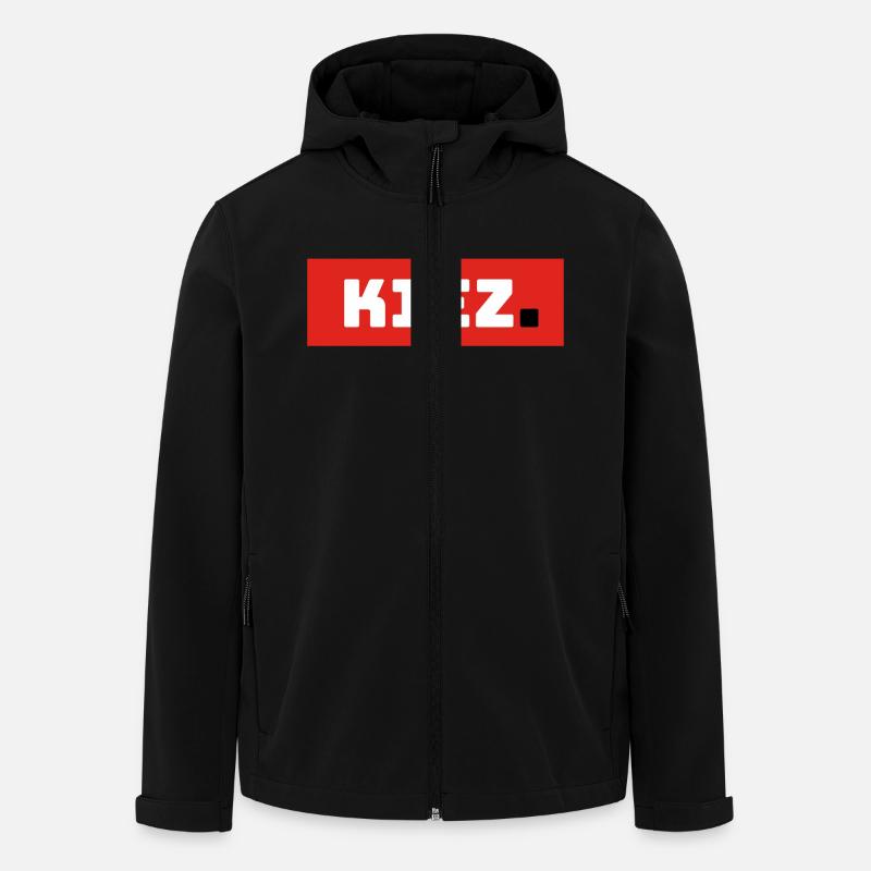 Kiez - Recycelte Männer Softshell-Jacke von Stanley/Stella - Schwarz