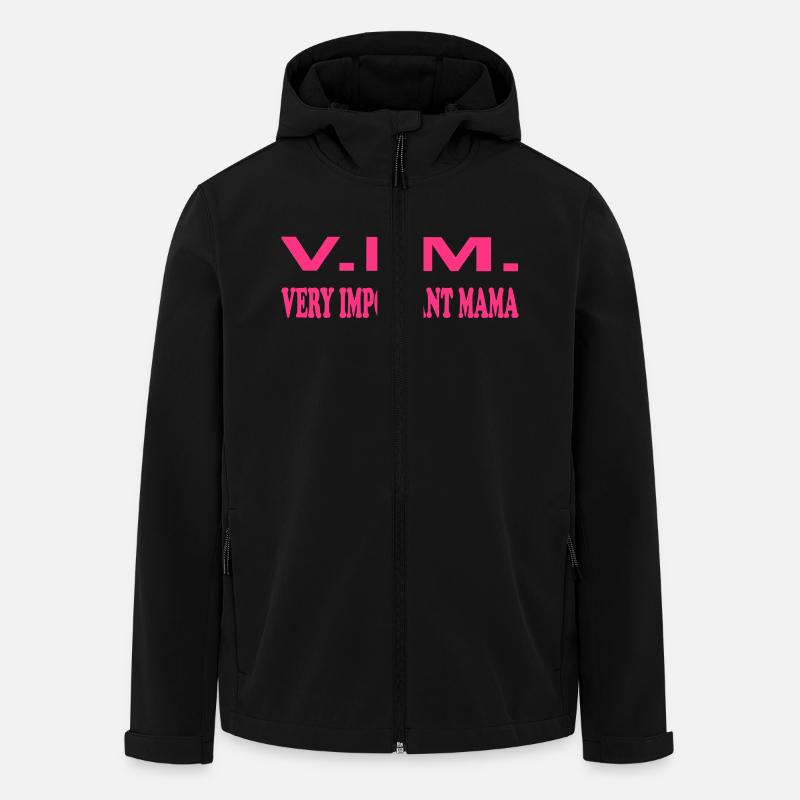 Very important mama - Veste softshell homme en polyester recyclé Stanley/Stella - noir