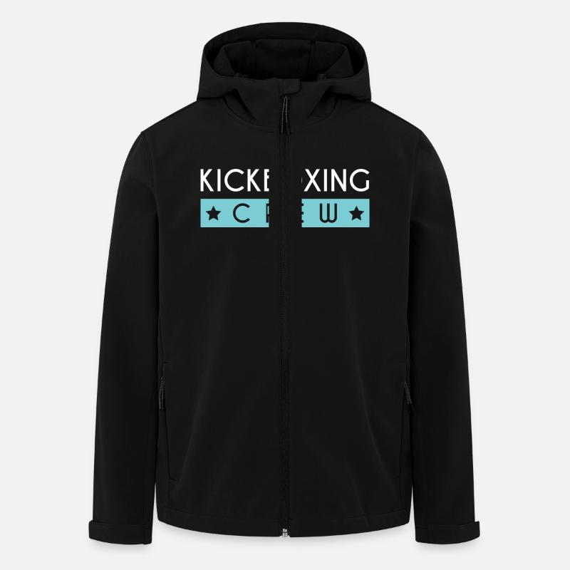 Kickboxing Crew - Recycelte Männer Softshell-Jacke von Stanley/Stella - Schwarz