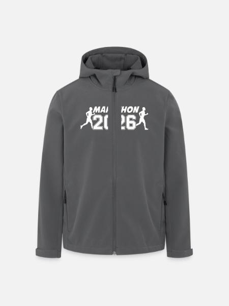 Marathon 2026 - Men’s Recycled Softshell Jacket by Stanley/Stella - black