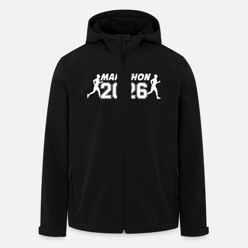 Marathon 2026 - Men’s Recycled Softshell Jacket by Stanley/Stella - black