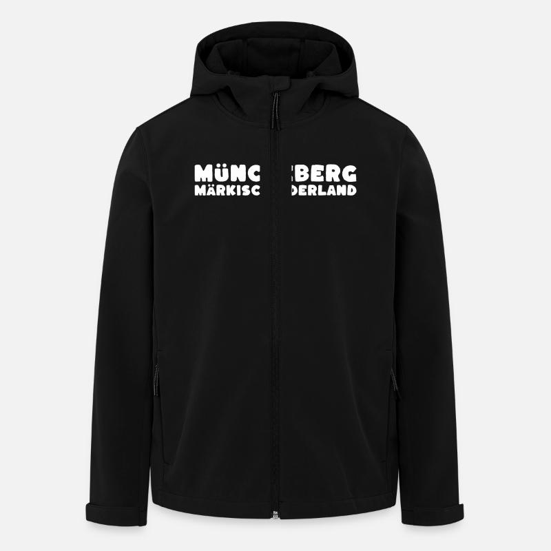 Müncheberg - Märkisch Oderland - Recycelte Männer Softshell-Jacke von Stanley/Stella - Schwarz