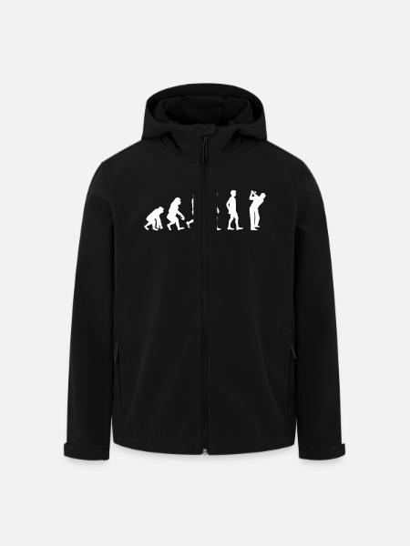 Evolution Golf - Veste softshell homme en polyester recyclé Stanley/Stella - noir
