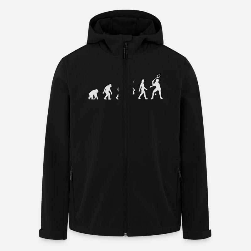 L'évolution de la courge - Veste softshell homme en polyester recyclé Stanley/Stella - noir