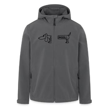 Graddaggl - Recycelte Männer Softshell-Jacke von Stanley/Stella - Schwarz - Vorne - AI Model Male 185 light (185cm)