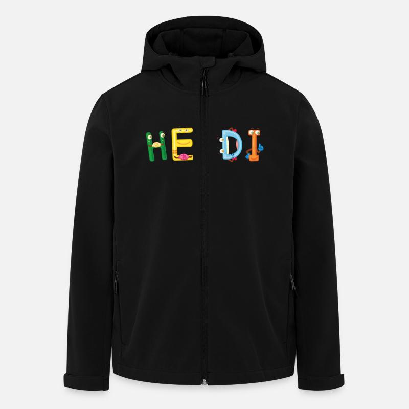Heidi - Recycelte Männer Softshell-Jacke von Stanley/Stella - Schwarz