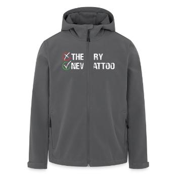 Therapy New Tattoo Inked Skin Illustration Body - Recycelte Männer Softshell-Jacke von Stanley/Stella - Anthrazit - Vorne - AI Model Male 185 light (185cm)