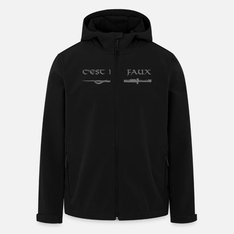 It's not wrong - Men’s Recycled Softshell Jacket by Stanley/Stella - black