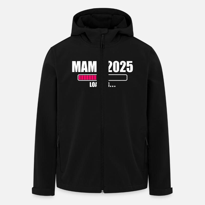 Mama 2025 - Recycelte Männer Softshell-Jacke von Stanley/Stella - Schwarz