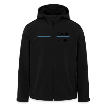 Anruflike - Recycelte Männer Softshell-Jacke von Stanley/Stella - Schwarz - Vorne - AI Model Male 185 light (185cm)