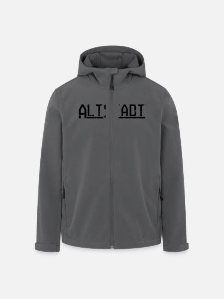 altstadt - Recycelte Männer Softshell-Jacke von Stanley/Stella - Schwarz