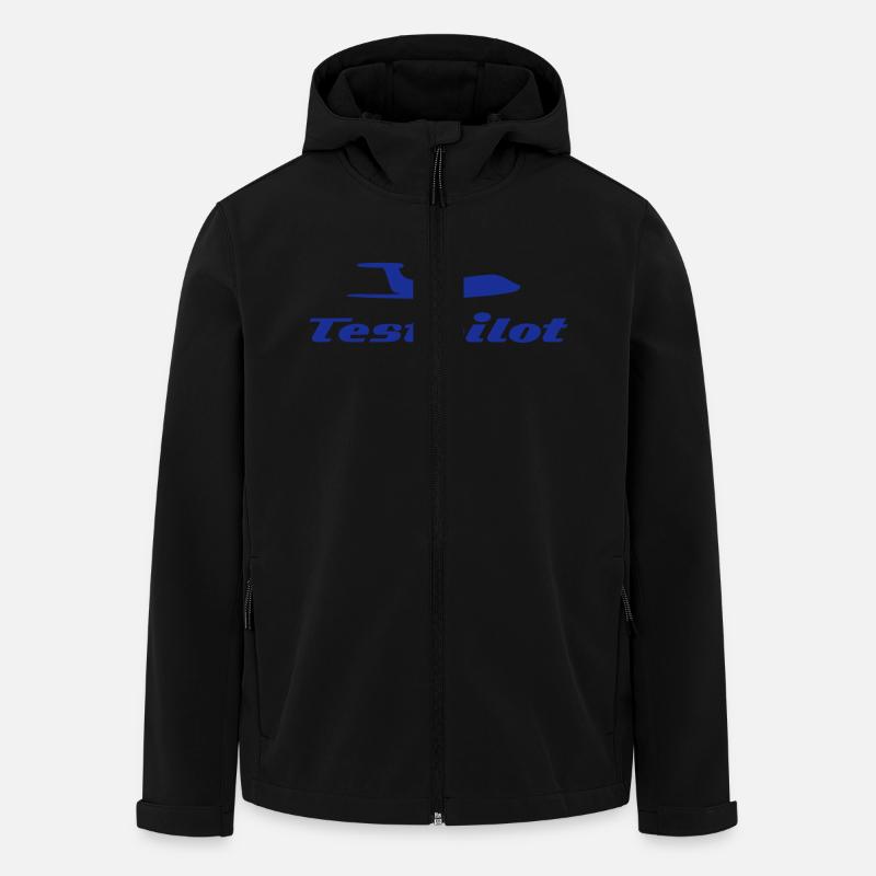 testpilot_a - Recycelte Männer Softshell-Jacke von Stanley/Stella - Schwarz