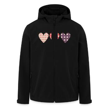 liberty Herzen - Recycelte Männer Softshell-Jacke von Stanley/Stella - Schwarz - Vorne - AI Model Male 185 light (185cm)