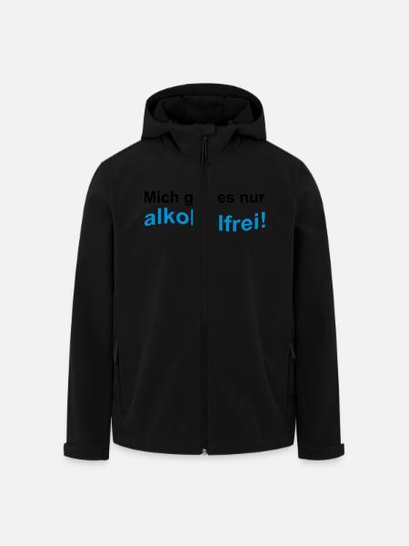 alkoholfrei - Recycelte Männer Softshell-Jacke von Stanley/Stella - Schwarz