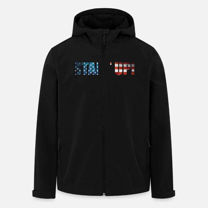 Startup - Recycelte Männer Softshell-Jacke von Stanley/Stella - Schwarz