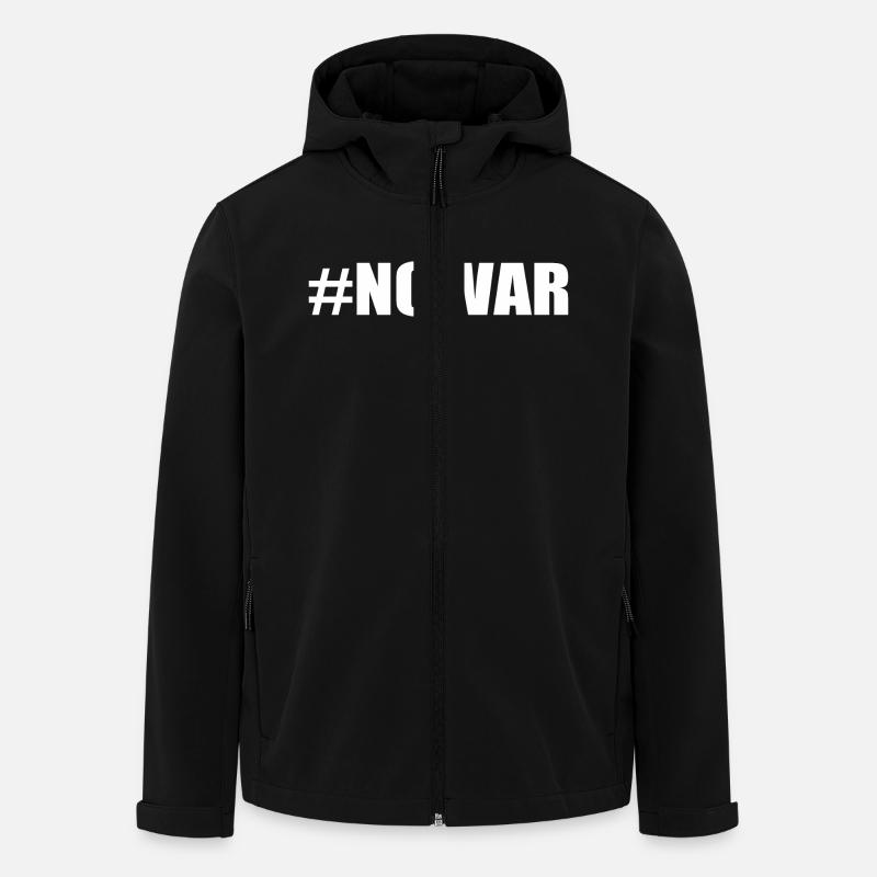 No war - Veste softshell homme en polyester recyclé Stanley/Stella - noir