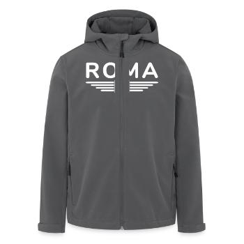 Rom Italien Fan Design T Shirt Outfit - Recycelte Männer Softshell-Jacke von Stanley/Stella - Schwarz - Vorne - AI Model Male 185 light (185cm)